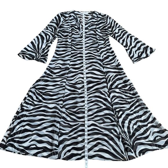 Victoria’s Secret Collection Vintage Sheer Zebra Print Maxi Dress / Coverup - Picture 12 of 16